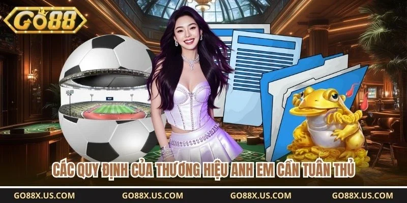 Các quy định của thương hiệu anh em cần tuân thủ